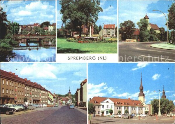 Spremberg Niederlausitz Spreepartie Busbahnhof Schloss Clara Ze