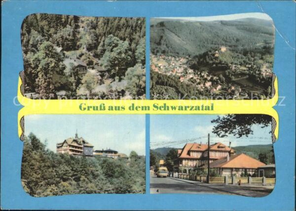 Schwarzburg Thueringer Wald Schweizerhaus Schwarzburg Reichsbahn Er