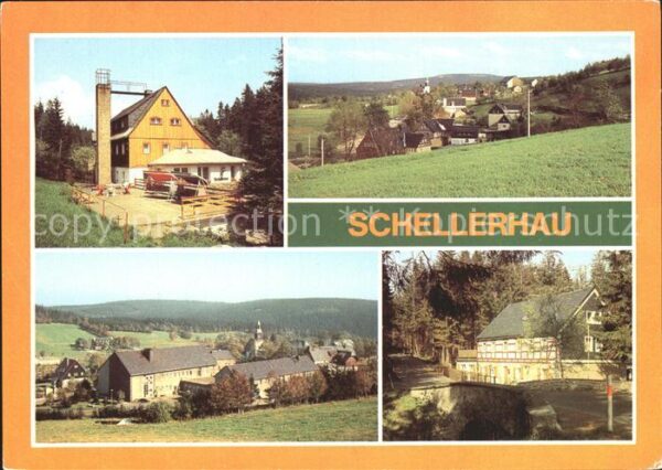 Schellerhau Ferienheim Richtkrone Kahleberg FDGB Ca