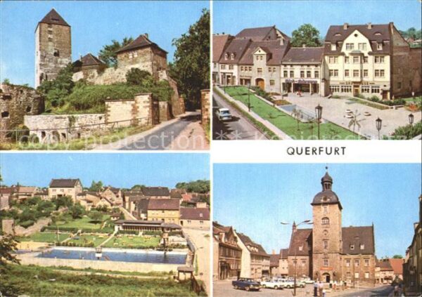 Querfurt Südeingang zur Burg Am Dreieck Bad Rath