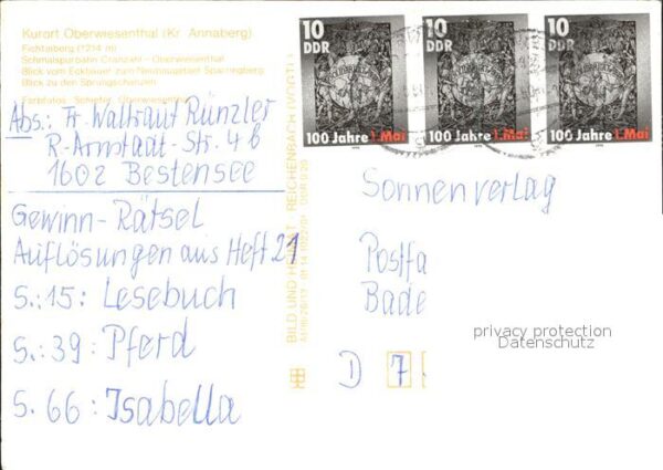Oberwiesenthal Erzgebirge Fichtelberg Schmalspurbahn Eckbauer Neu – Bild 2
