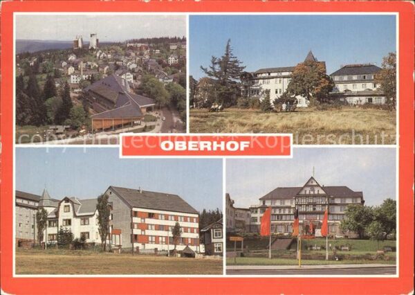 Oberhof Thueringen Interhotel Panorama FDGB Erholungsheim