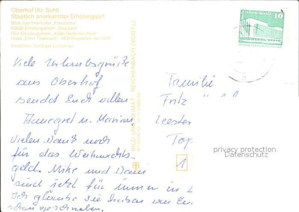 Oberhof Thueringen Interhotel Panorama FDGB Erholungsheim – Bild 2