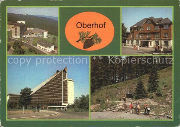 Oberhof Thueringen FDGB Erholungsheime Fritz Weineck und S