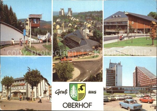 Oberhof Thueringen Rennschlitten und Bobbahn FDGB Erholung