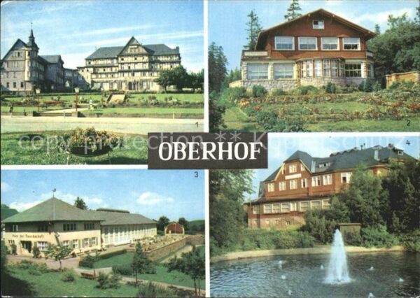 Oberhof Thueringen Thälmann Haus Cafe Luisensitz Haus der