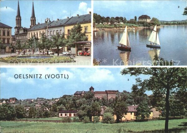 Oelsnitz Vogtland Kirche Segelpartie Schloss