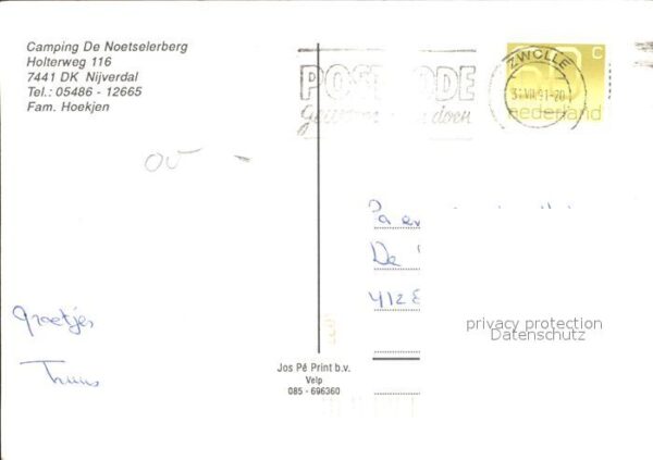Nijverdal Camping De Noetselerberg Fliegeraufnahm – Bild 2