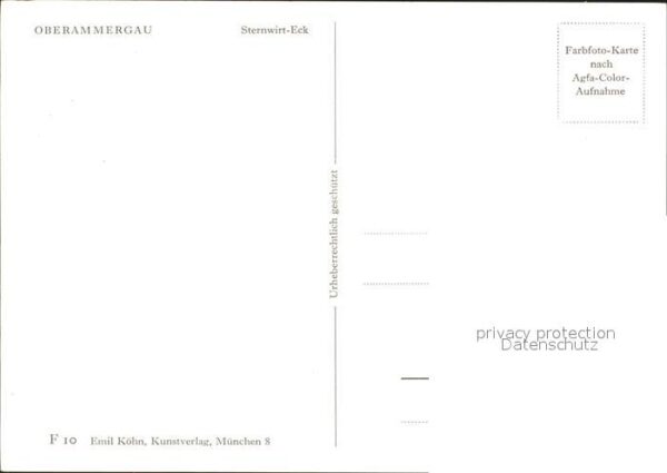 Oberammergau Sternwirt Eck – Bild 2