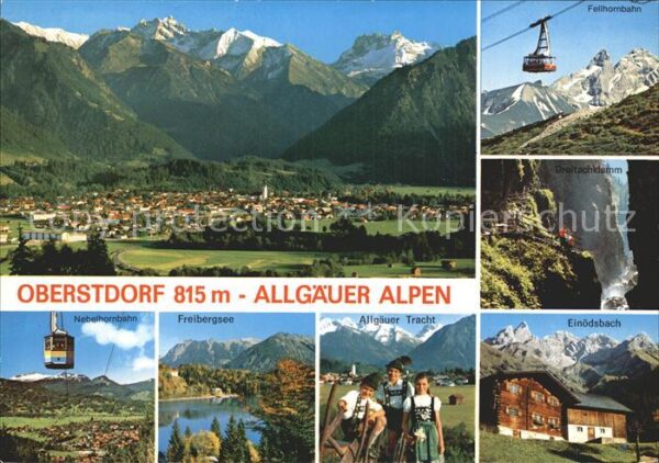 Oberstdorf Fellhornbahn Einödsbach Nebelhornbahn F