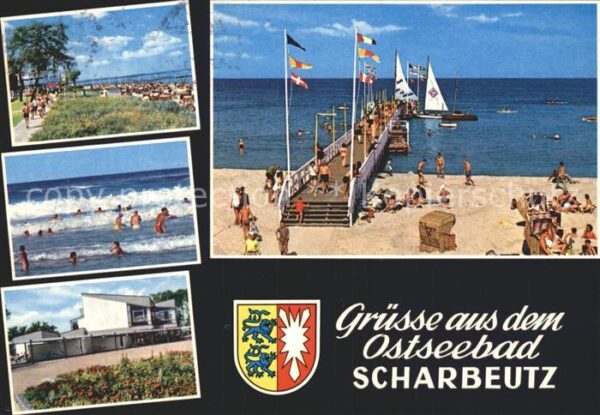 Scharbeutz Ostseebad Strand mit Seebrücke