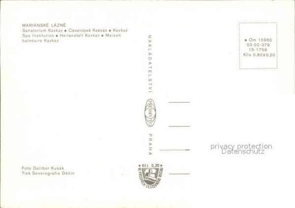 Marianske Lazne Sanatorium Kavkaz – Bild 2