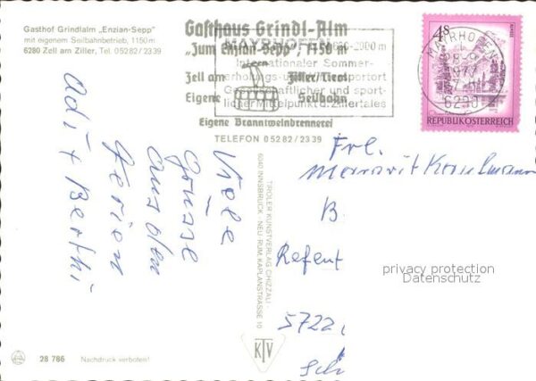 Zell Ziller Tirol Gasthof Grindlalm Enzian Sepp – Bild 2