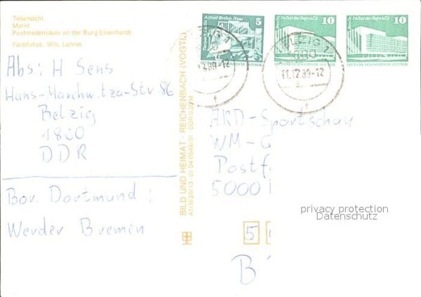 Belzig Bad Markt Postmeilensäule – Bild 2
