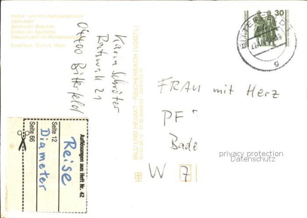 Bitterfeld Zentraluhr Strasse der Republik – Bild 2
