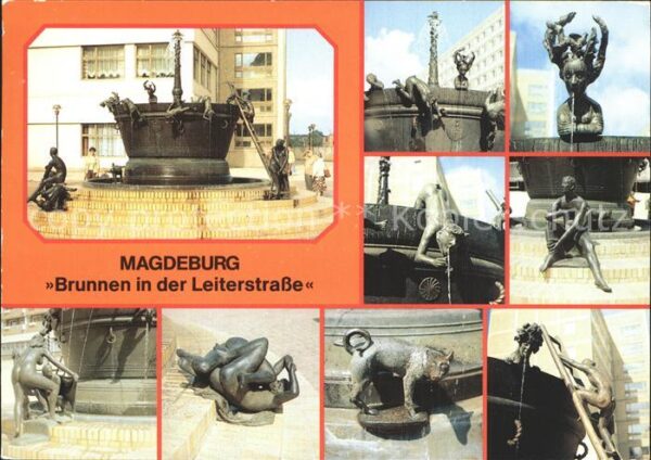 Magdeburg Brunnen in der Leiterstrasse