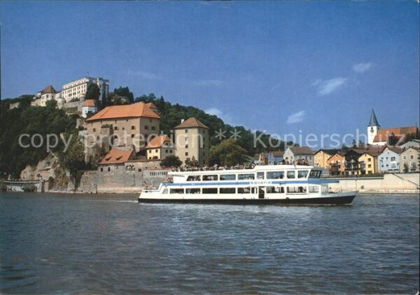 Passau Dreiflüssestadt Veste Niederhaus und Ob