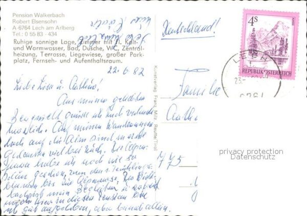 Lech Vorarlberg Pension Walkerbach – Bild 2