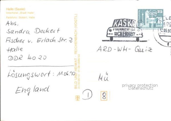 Halle Saale Interhotel Stadt Halle – Bild 2