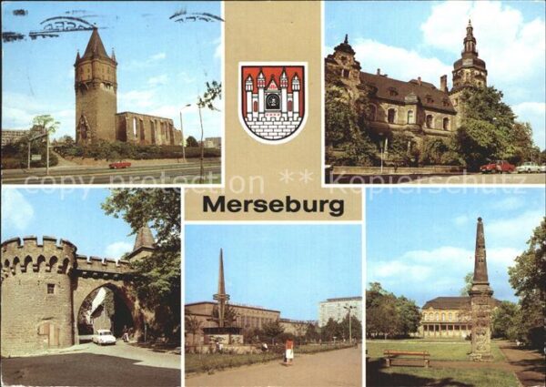 Merseburg Saale Kirchenruine Haus der Kultur Krummes To