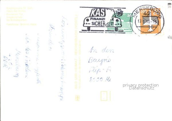 Merseburg Saale Kirchenruine Haus der Kultur Krummes To – Bild 2