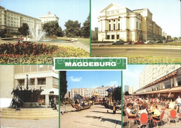 Magdeburg Wilhelm Pieck Allee Maxim Gorki Theater