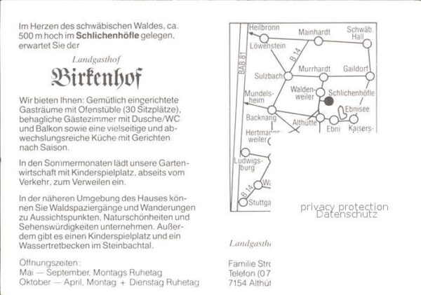 Schlichenhoefle Landgasthof Birkenhof – Bild 2