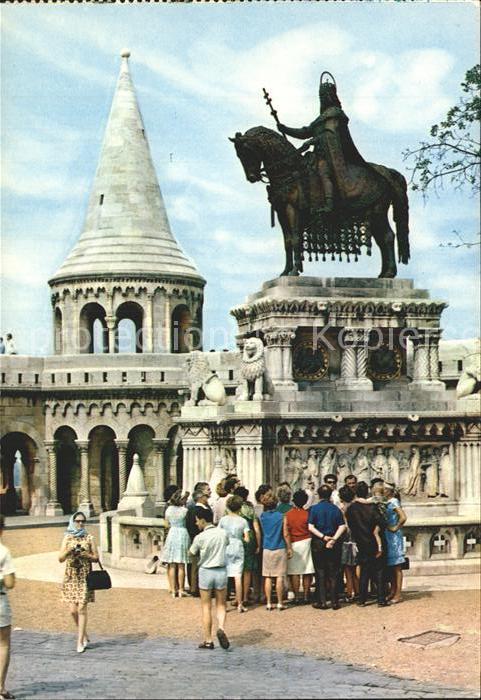 Budapest Stephans-Denkmala an Fischerbastei