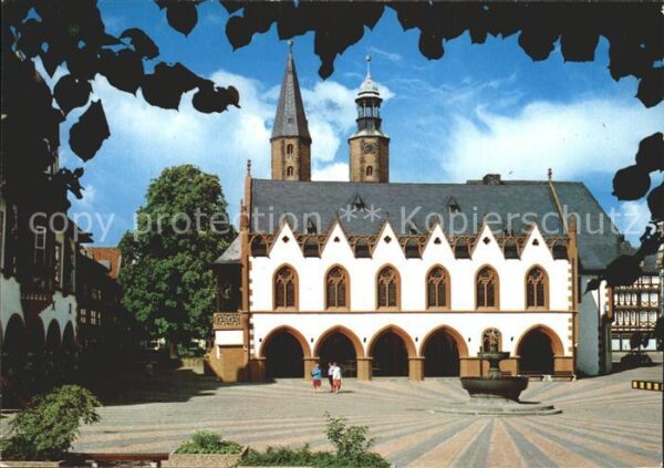 Goslar Marktplatz Rathaus Marktkirche