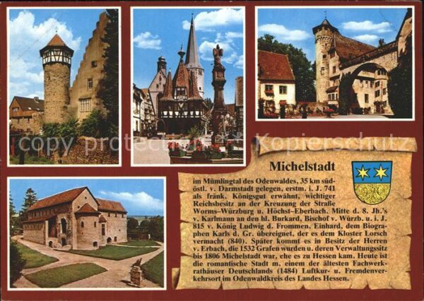 Michelstadt Diebsturm Marktplatz Rathaus Schloss Fü