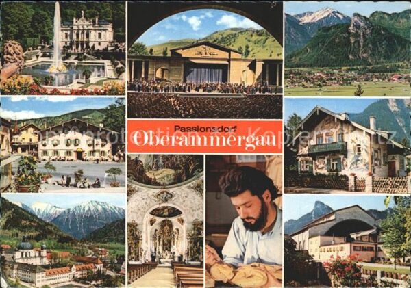 Oberammergau Rotk?ppchenhaus Holzschnitzer Pfarrkirc