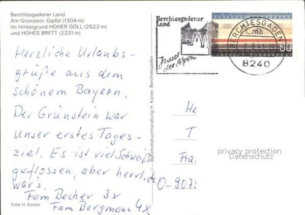Berchtesgaden Gr?nsteingipfel Hoher G?ll Hohes Brett – Bild 2