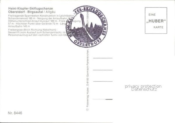 Oberstdorf Heini Klopfer Skiflugschanze Birgsautal – Bild 2