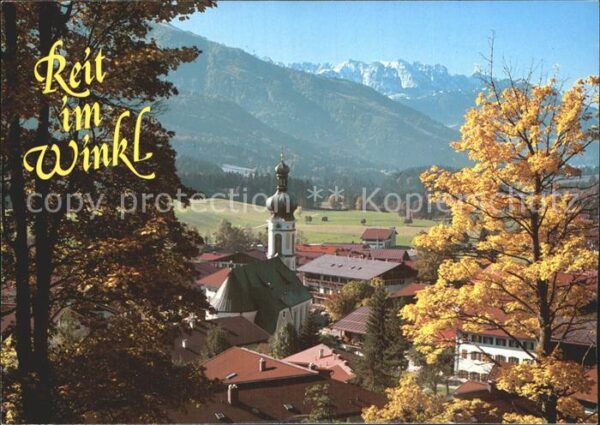 Reit Winkl Luftkurort Wintersportplatz Alpen
