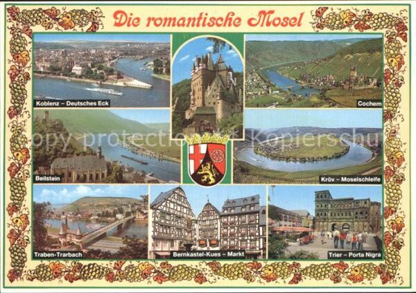 Mosel Region Koblenz Cochem Beilstein Trier Porta Ni