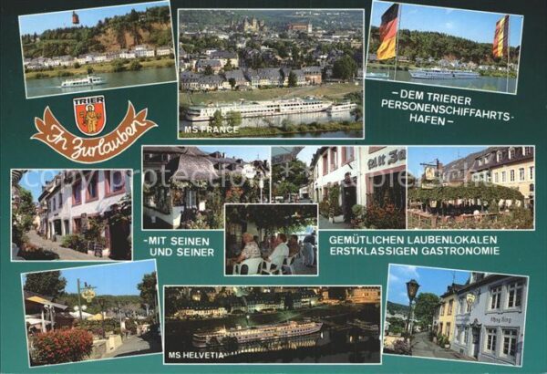 Trier Schiffanlegestelle France Helvetia Laub
