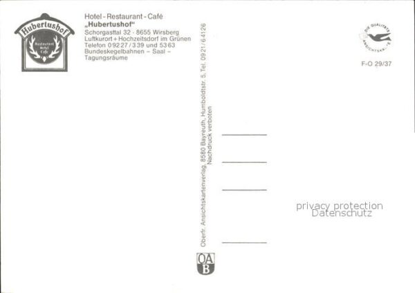 Wirsberg Hotel Restaurant Hubertushof – Bild 2