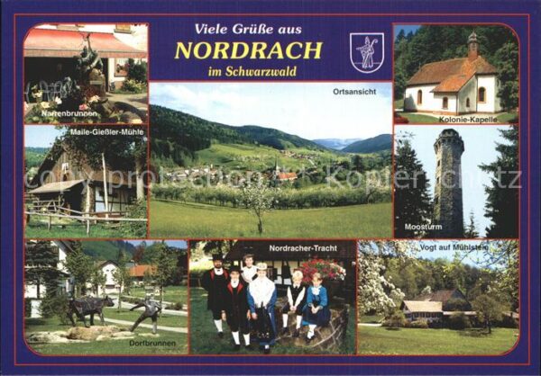 Nordrach Vogt Mühlstein Dorfbrunnen Kolonie Kape