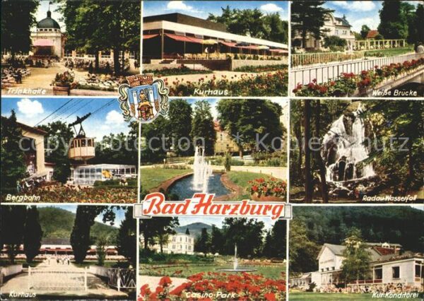 Harzburg Bad Trinkhalle Bergbahn Kurhaus Weiße Brück