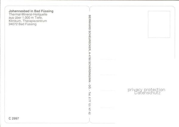Fuessing Bad Johannesbad Thermal Mineral Heilquelle – Bild 2