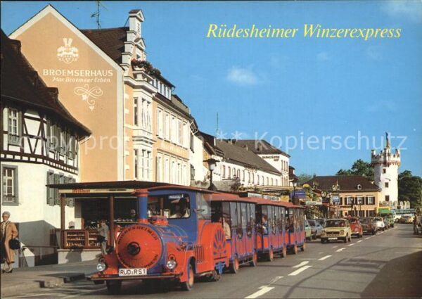 Ruedesheim Rhein Rheinstraße Winzerexpress