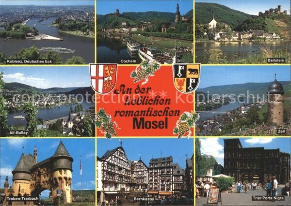 Mosel Region Deutsches Eck Beilstein Traben Trarbach