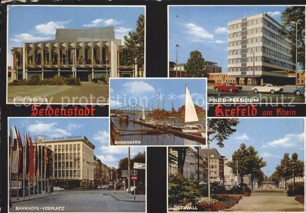 Krefeld Seidenstat Stadttheater Polizei Präsidi