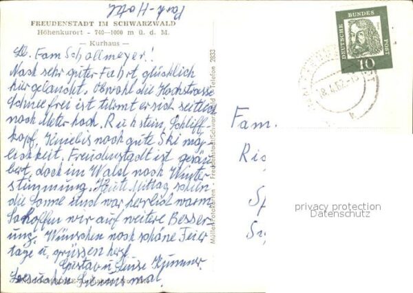 Freudenstadt Schwarzwald H?henkurort Parkhotel – Bild 2