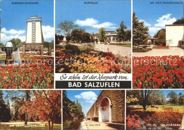 Salzuflen Bad Kurpark Kurhaus Wandelhalle Leopoldspru