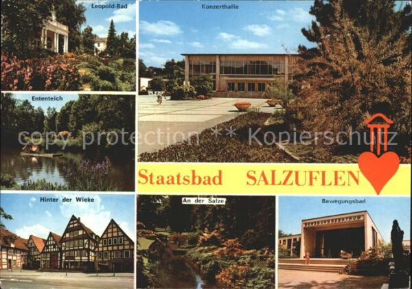 Salzuflen Bad Staatsbad Konzerthalle Hinter der Wieke