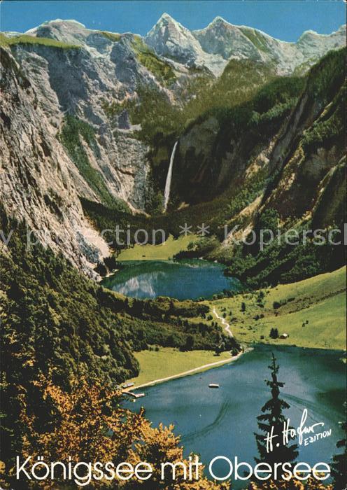 Koenigssee Saletalpe Obersee mit Teufelshörnern