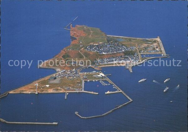 Helgoland Hochseeinsel Luftaufnahme