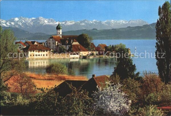 Wasserburg Bodensee Halbinsel Kirche