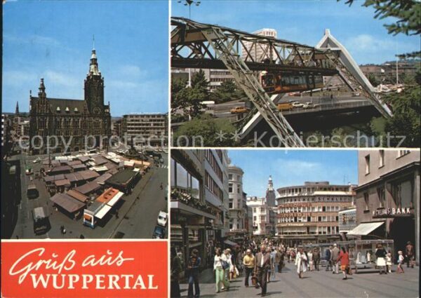 Wuppertal Schwebebahn Marktpatz